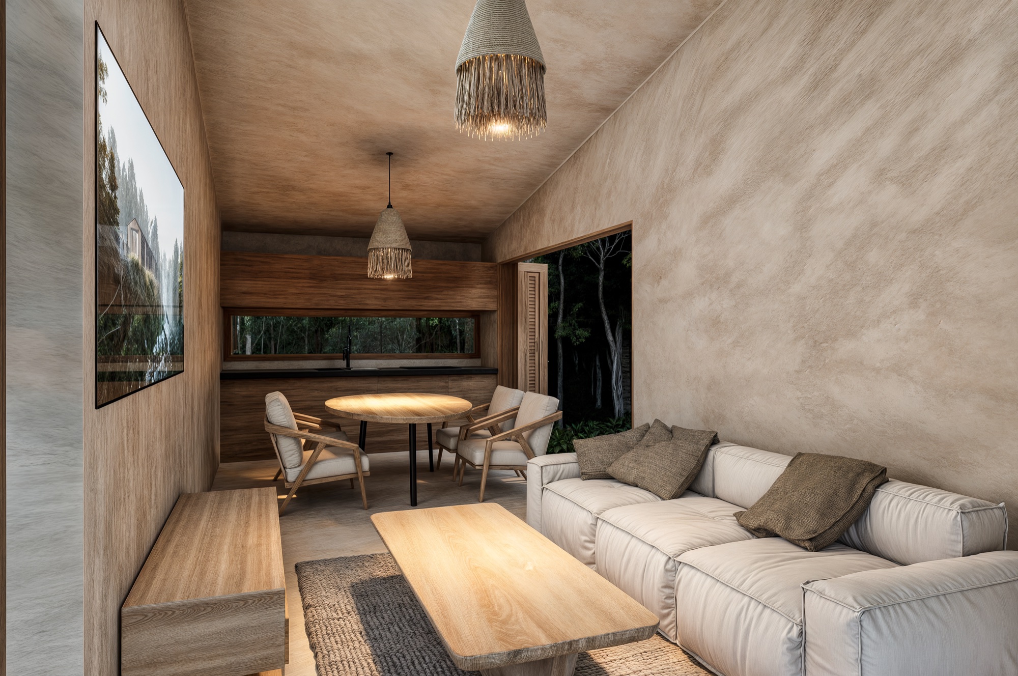 Interiors at The Reserve Bacalar