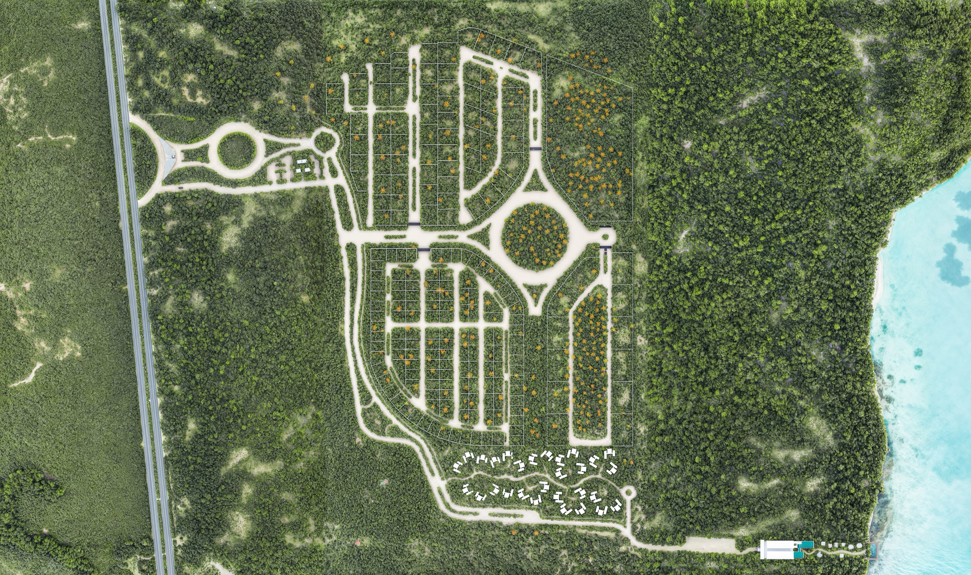 The Reserve Bacalar 3D Master Plan