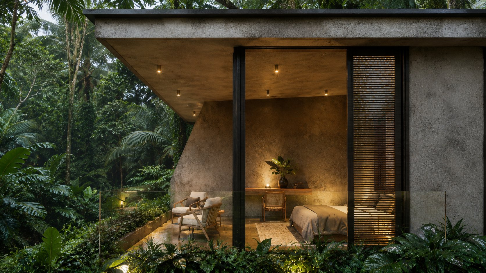 Dos suites frente a la selva